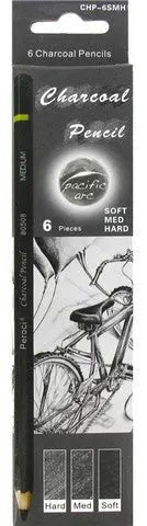 Charcoal Pencil 6pc Set - Art Department LLC