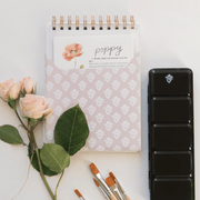 Flowers watercolor workbook - Art Department LLC