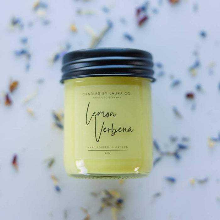 Lemon Verbena Soy Jar Candle - Art Department LLC