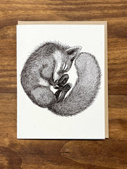 Animal Note Card - Fox - Art Department LLC