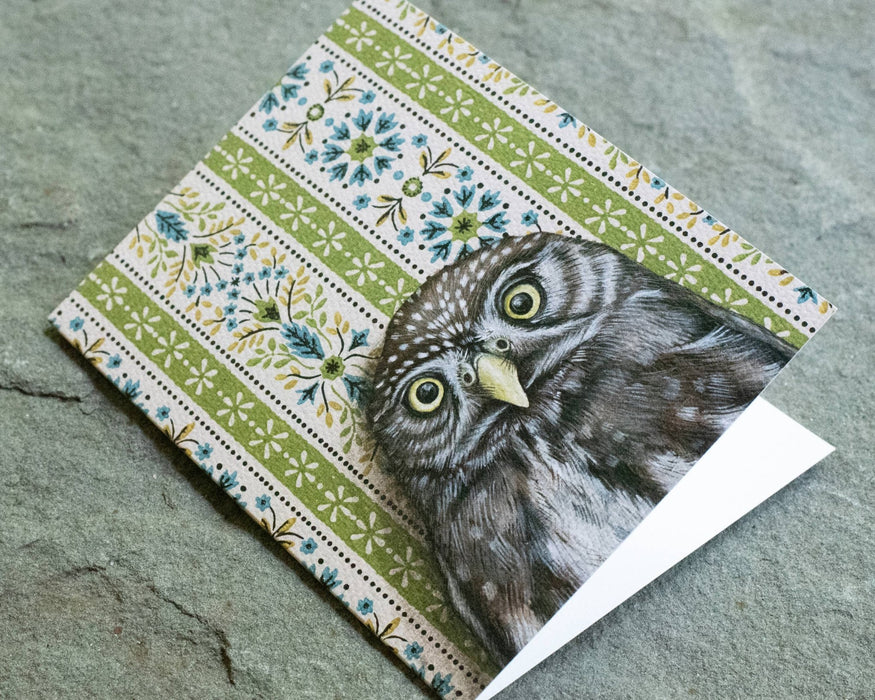 Pygmy Owl - Note Card - Art Department LLC