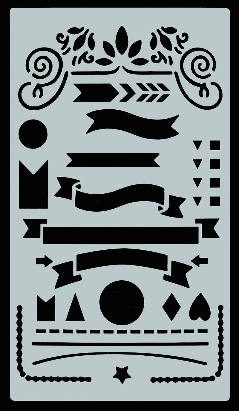 Essentials Dotted Journal Stencil Set - Art Department LLC