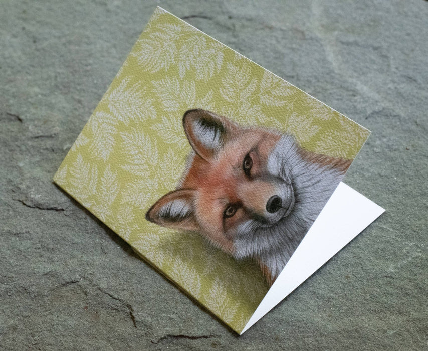 Red Fox - Note Card - Art Department LLC