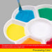 7 Well Porcelain Paint Palette