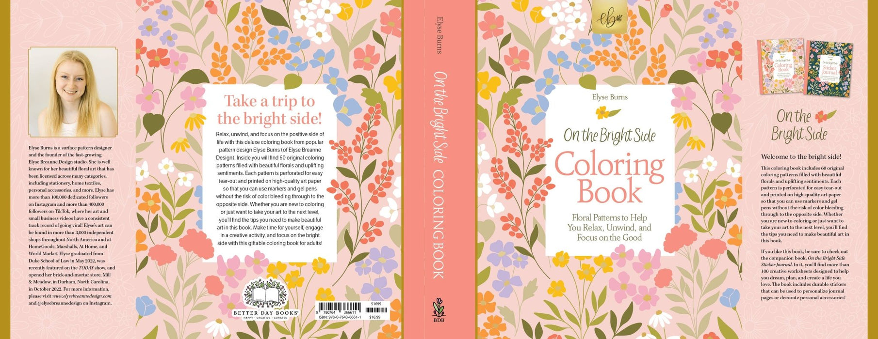 On the Bright Side Coloring Book - Art Department LLC