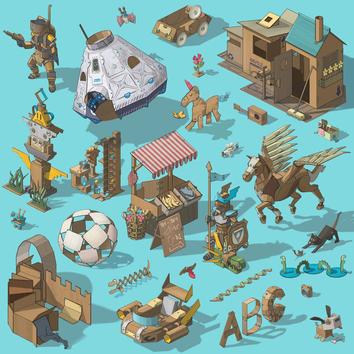 DISCOVER | Makedo Cardboard Construction Kit - Art Department LLC