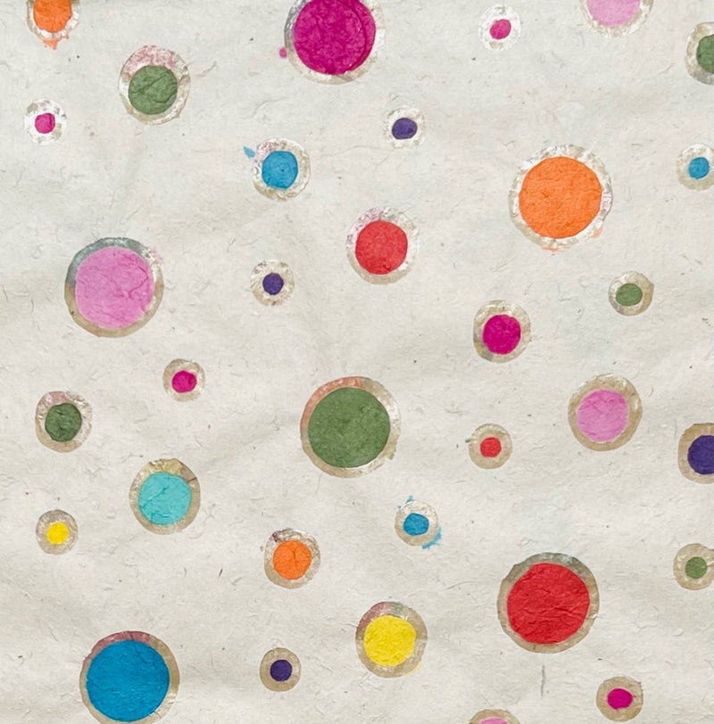 Batik Multicolor Circles - Art Department LLC