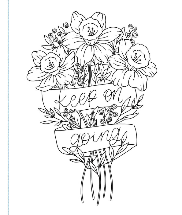 On the Bright Side Coloring Book - Art Department LLC