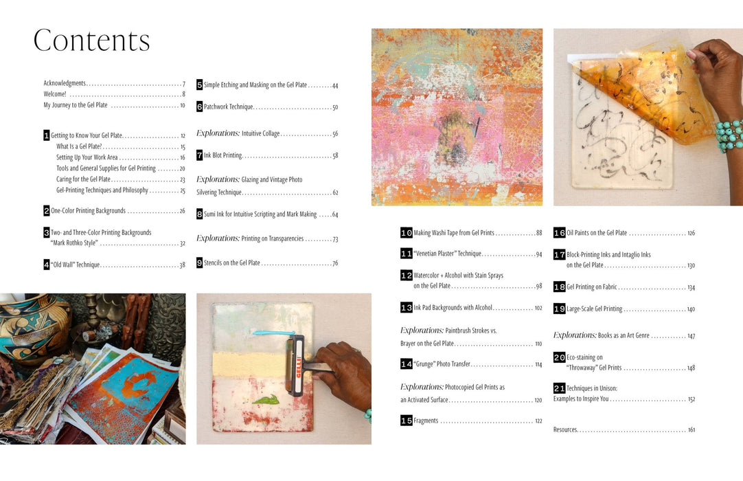 Gel Plate Printing for Mixed - Media Art - Art Department LLC