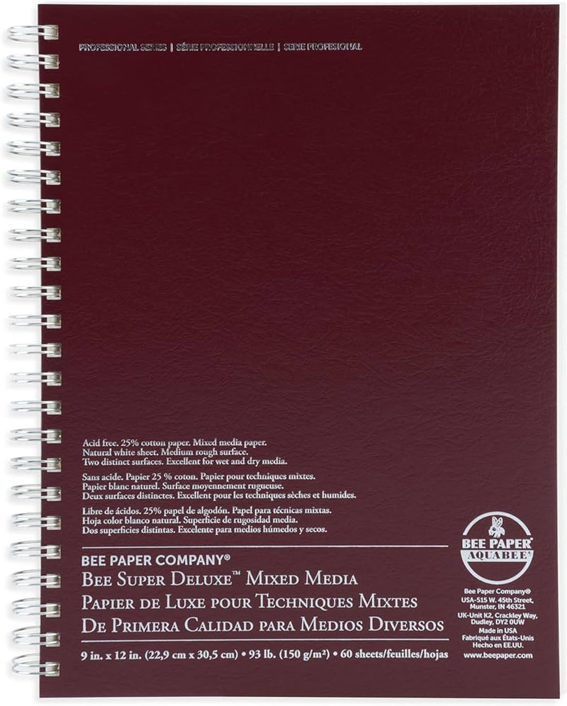 Bee Paper Super Deluxe Sketch Pads, 60 Sheet Wire Bound - Art Department LLC