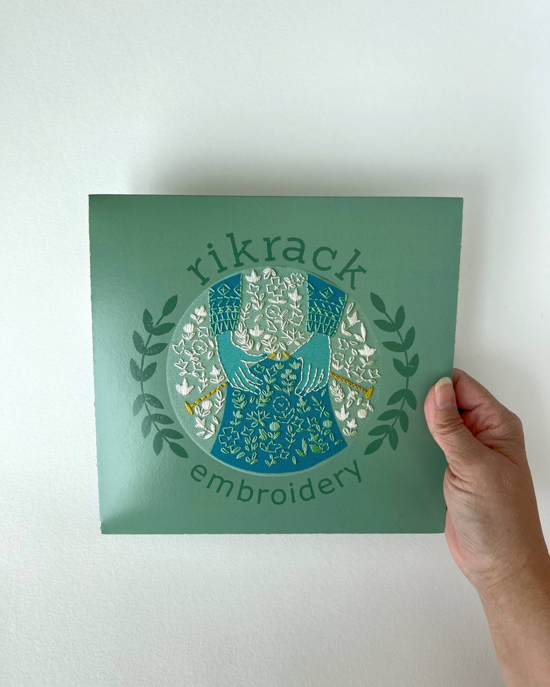 Knit Embroidery Kit - Art Department LLC