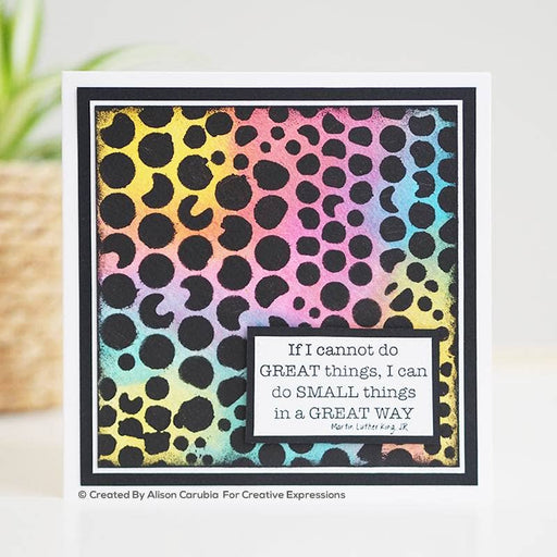 Woodware Bubbles 6 x 6 Stencil - Art Department LLC