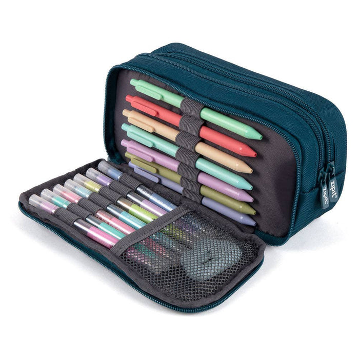 ZIPIT Half & Half Pencil Case, Aesthetic Pouch - Art Department LLC