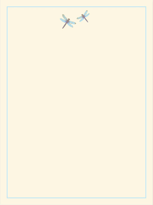 Blue Dragonfly Stationery Set - Art Department LLC