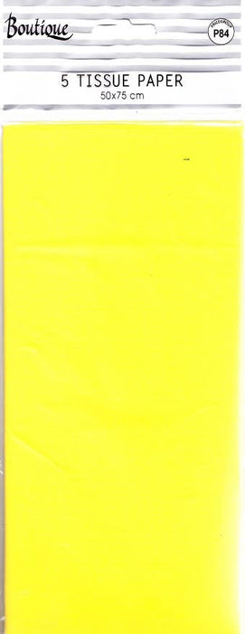 Yellow Tissue Paper