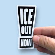 Ice out now vinyl sticker - Art Department LLC