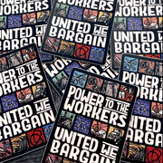 Power to the Workers Sticker | labor rights matte vinyl - Art Department LLC