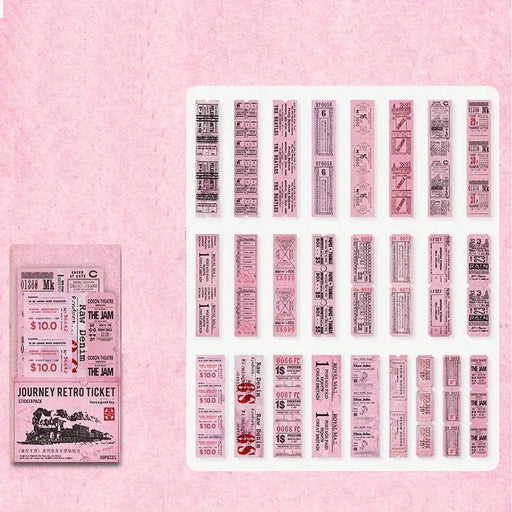 50pcs Ticket Ephemera - Art Department LLC