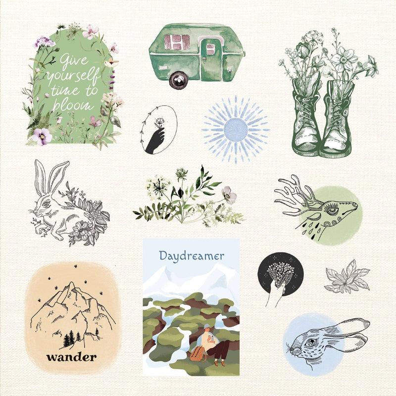 Boho Dreams Sticker Book - Art Department LLC