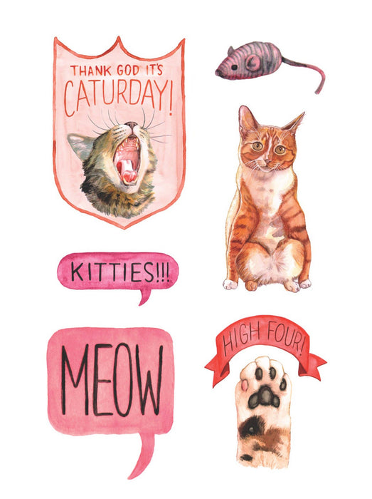 Cat's Meow Sticker Book - Art Department LLC