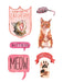 Cat's Meow Sticker Book - Art Department LLC
