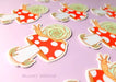 Snail & Toadstool, Mushroom, Retro Shroom Vinyl Sticker - Art Department LLC