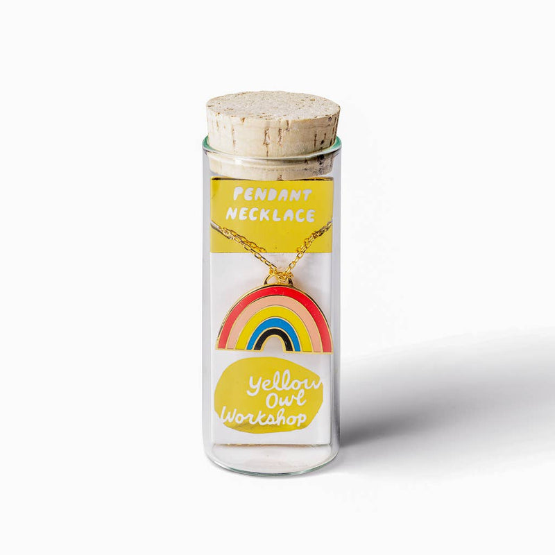 Rainbow Pendant Necklace - Art Department LLC
