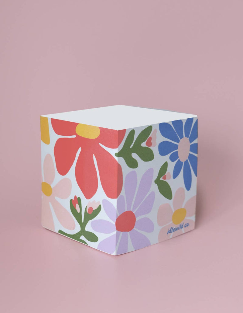 Sticky Note Cube | Primary Blooms - Art Department LLC
