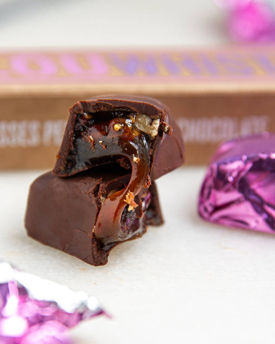 Lou Whistle - Molasses Pecan Chew Covered in Dark Chocolate - Art Department LLC