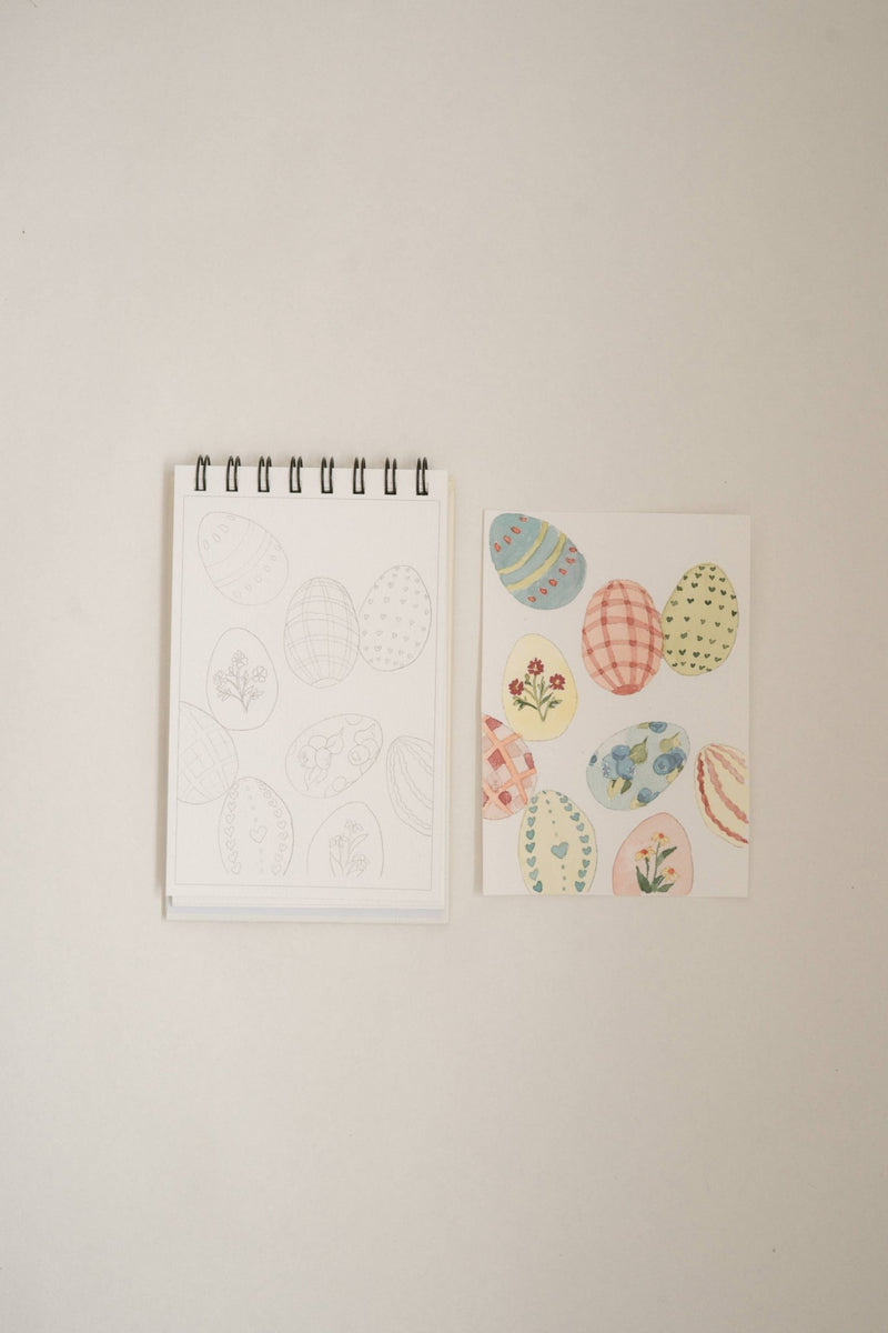 A Little Bit of Spring - Mini Watercoloring Book - Art Department LLC