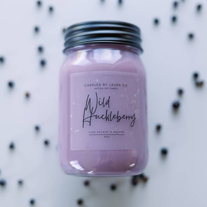 Wild Huckleberry Soy Jar Candle - Art Department LLC