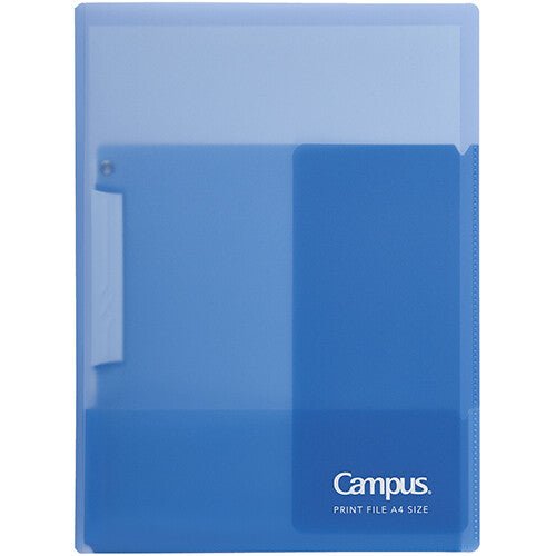 Kokuyo Campus Clip Folder - A4, blue