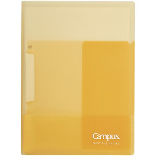 Kokuyo Campus Clip Folder - A4, yellow