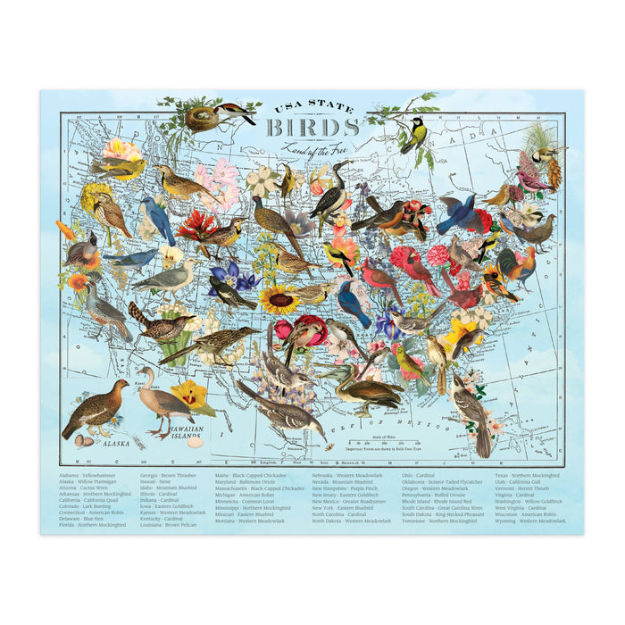 State Birds 1000 Piece Puzzle