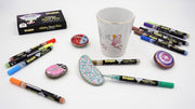 Pintar Glitter Paint Pens 14 Pack, Extra Fine Tip 0.7mm - Art Department LLC