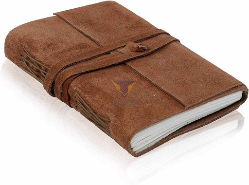 Tuzech Leather Journal Writing Notebook Antique Handmade Leather Bound - Art Department LLC