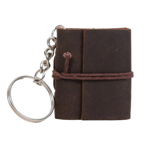 TUZECH Handmade Leather Mini Key Chain Journal - Art Department LLC