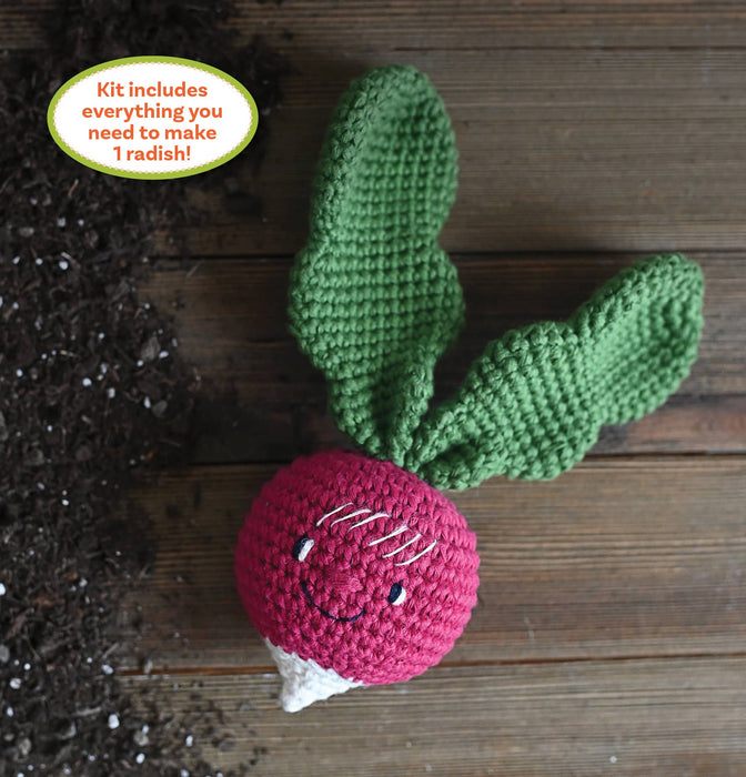 Crochet Your Veggies Amigurumi Kit Radish - Art Department LLC