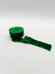 1.25" Raw Edge Velvet Ribbon - Art Department LLC
