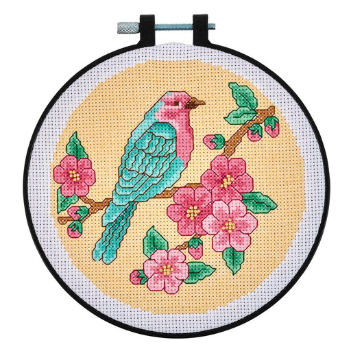 Bucilla ® Counted Cross Stitch Kit - Calming Bird 6" - Art Department LLC