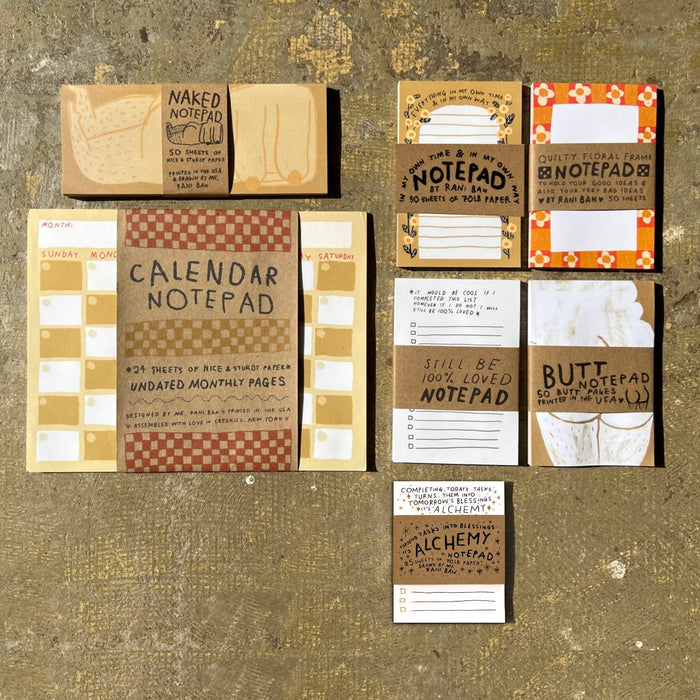 NAKED Notepad - Art Department LLC