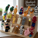 Finger Puppets, Handknit, Assorted