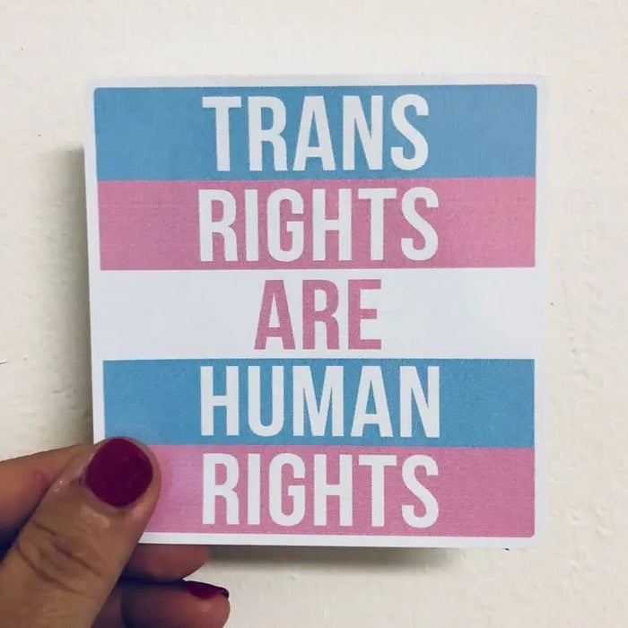 Trans Rights are Human Rights sticker - Art Department LLC