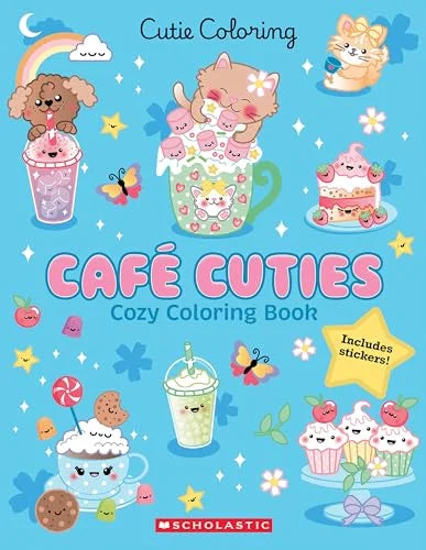Café Cuties Cozy Coloring Book (Cutie Coloring)