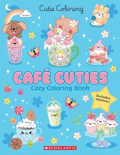 Café Cuties Cozy Coloring Book (Cutie Coloring) - Art Department LLC