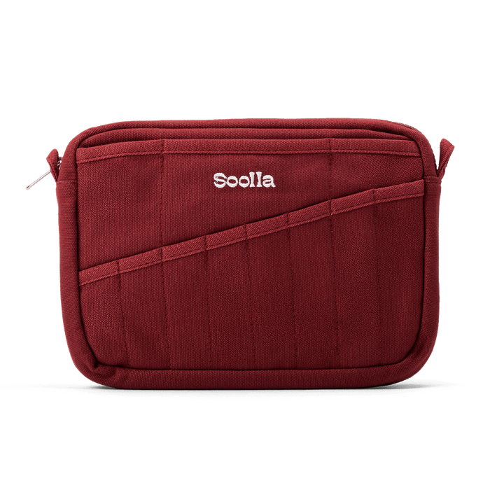 Soolla® Studio Pouch, Sangria - Art Department LLC