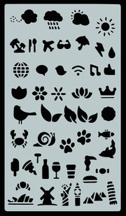 Essentials Dotted Journal Stencil Set - Art Department LLC