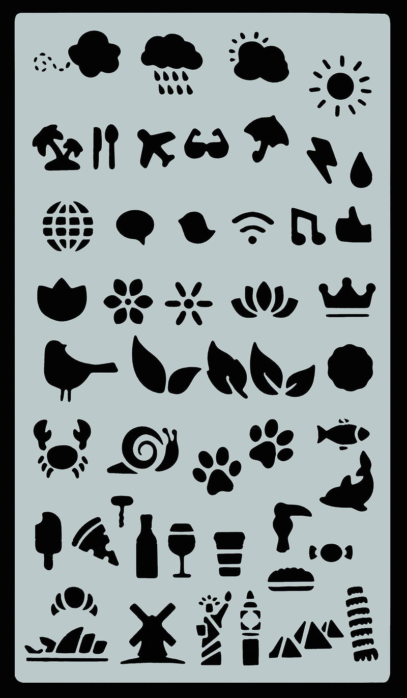 Essentials Dotted Journal Stencil Set - Art Department LLC