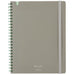 Kokuyo Sooofa Soft Ring Notebook - A5, warm gray