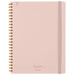Kokuyo Sooofa Soft Ring Notebook - A5, pink